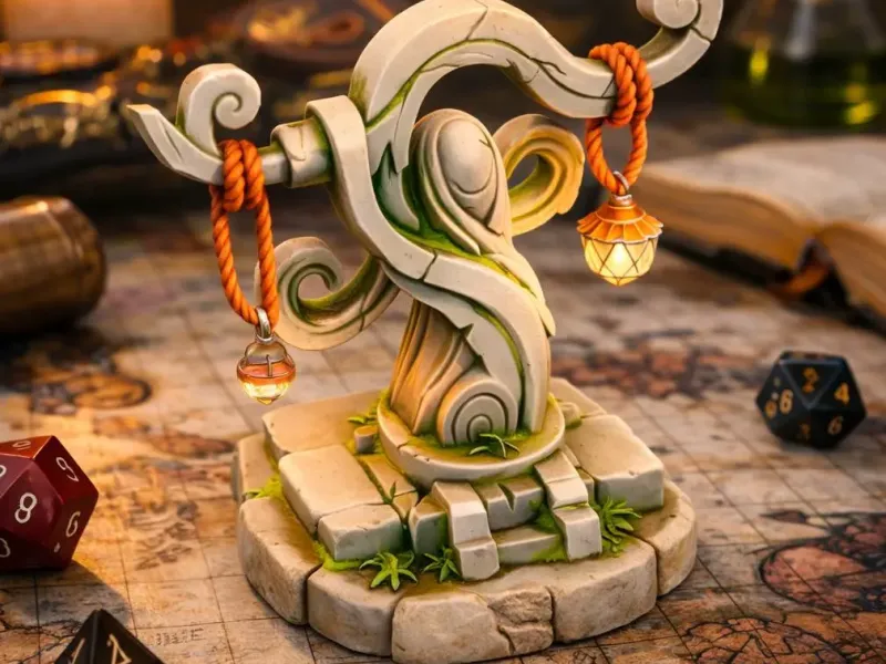 Ancient Lantern Totem D&D tabletop miniature