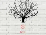HEXAGONAL TREE | 2D WALL ART-0