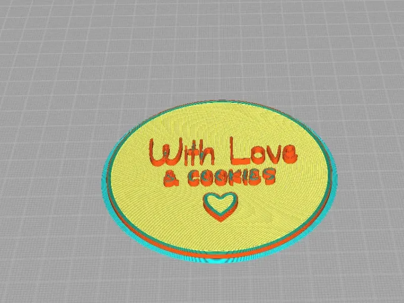 love with cookies cookie cutter 