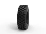 Offroad tire 75 deflated Scale 1:25-3