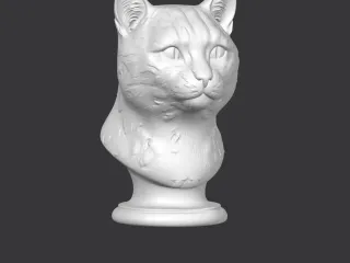 Bengal Cat Bust