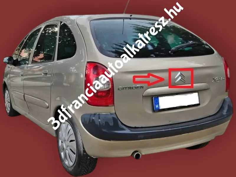 Citroen Xsara Picasso hátsó csomagtérajtó embléma 9631512280