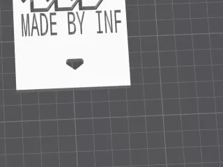 made by infinty wall text