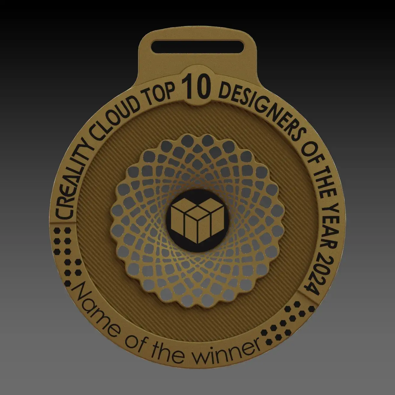 Medal Creality Cloud Top 10 Printers of the Year 2024