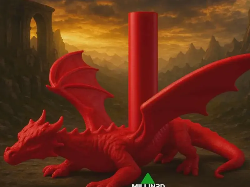 Porte-essuie-tout / porte-papier toilette Dragon