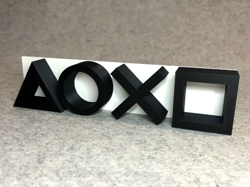PlayStation PS5 symbols decoration