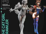 Cat Girl Brawler - Fată drăguță de birou - 120mm-0