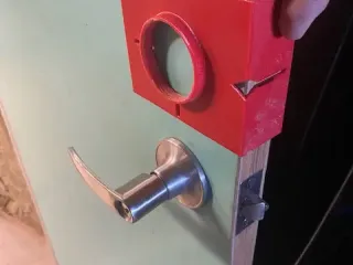 Lock template timber