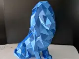 Lowpoly Sitting Lion-0