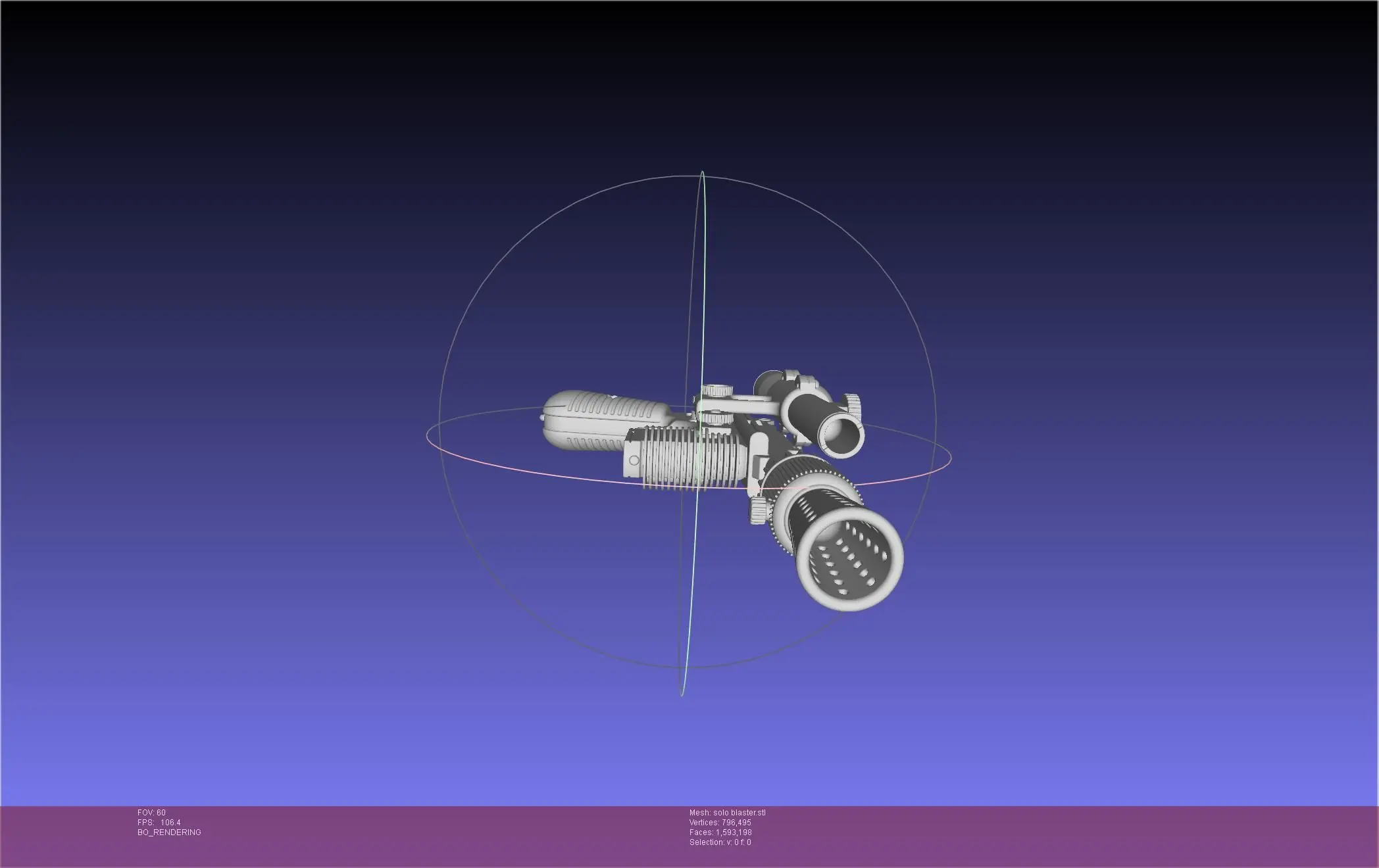 Star Wars Han Solo Blaster Basic Model