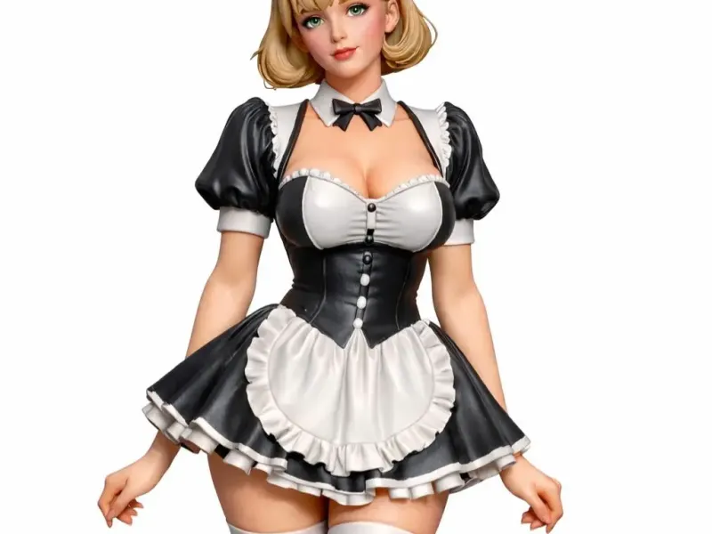 Vintage Maid Pinup