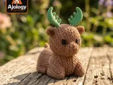 Cute Knitted Moose – STL & 3MF Files for 3D Printing-2