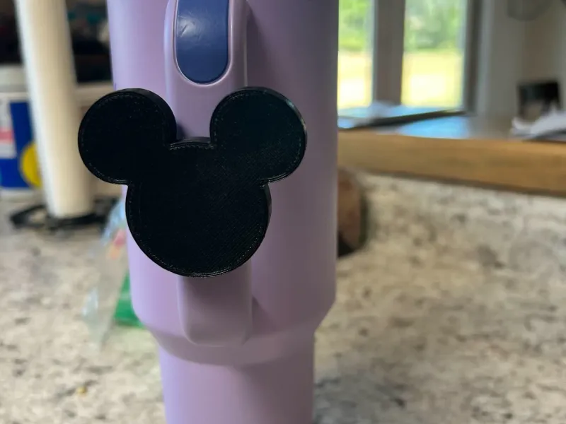 Mouse Head Stanley Clip Charm