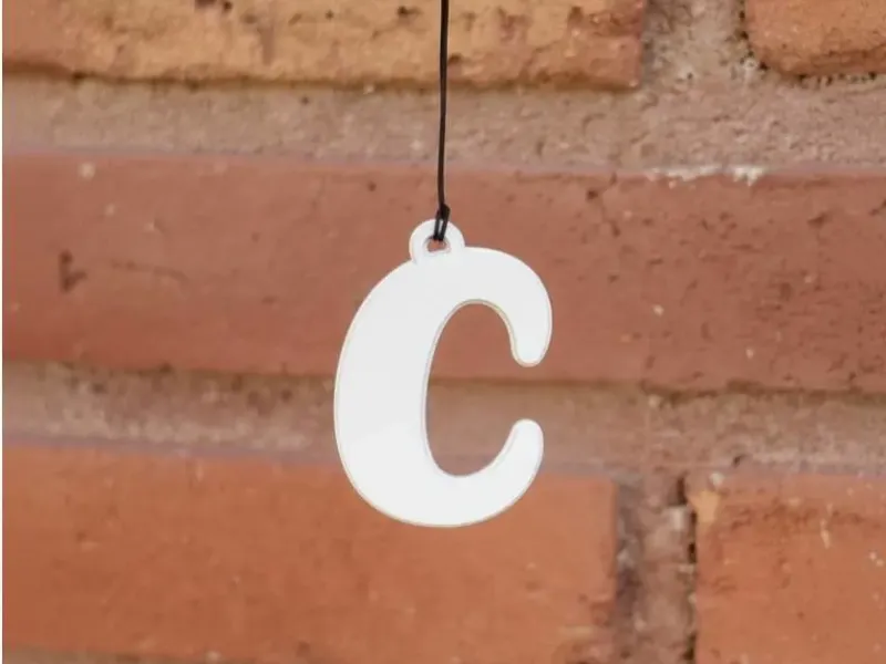Letter C Keychain