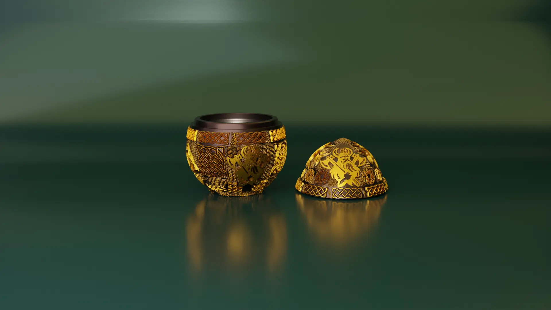 Celtic Viking Egg container