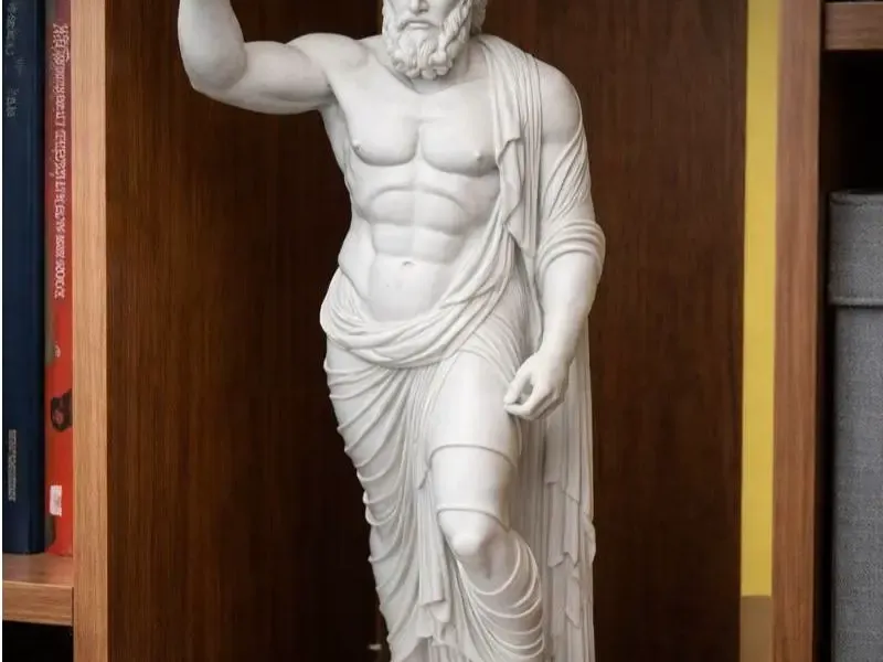 Estátua grega de Zeus