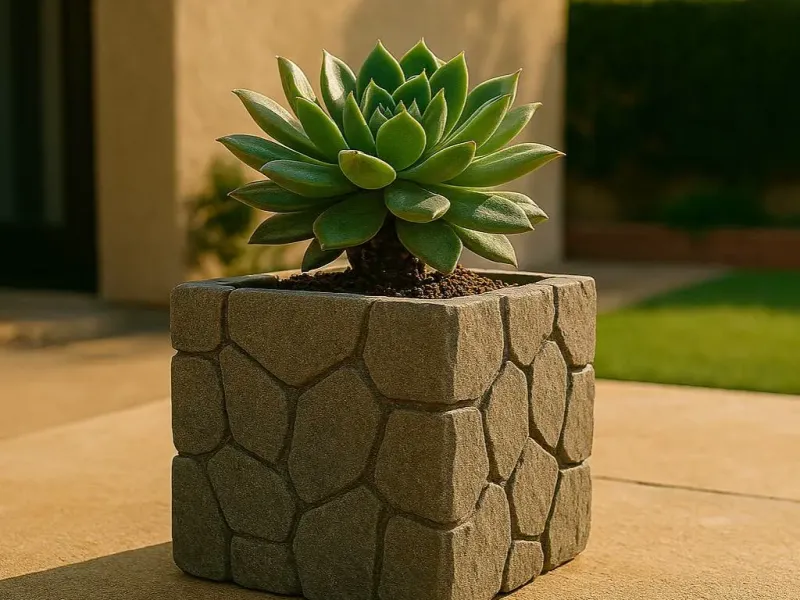 Maceta Simil piedra