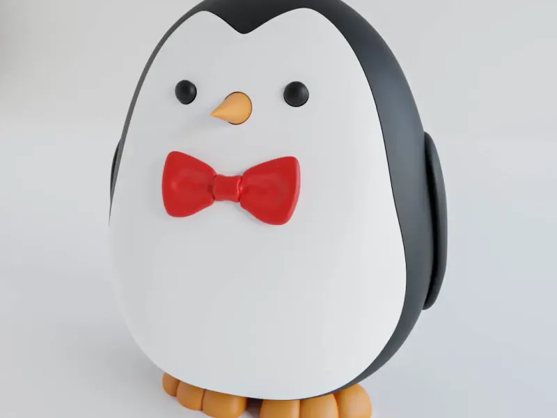 Pinguin mehrfarbig