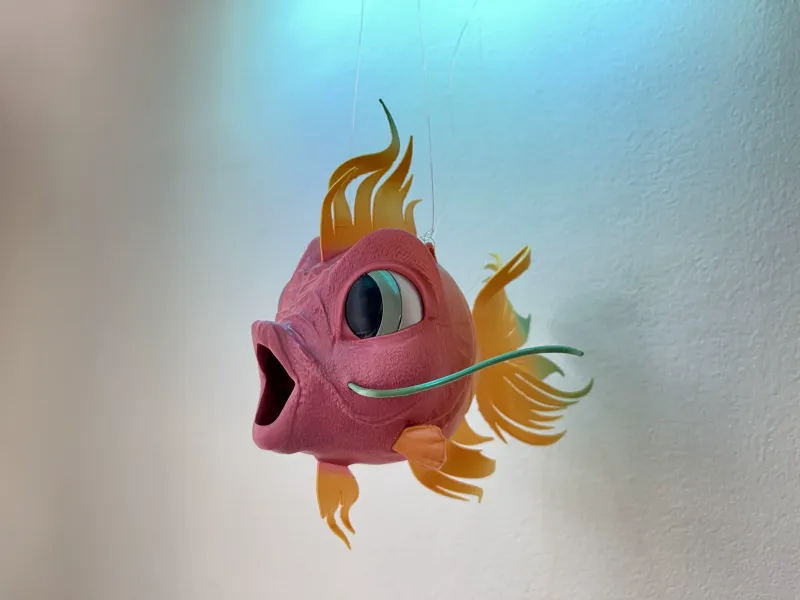 DRAGON FISH BIRDHOUSE/HANGING DECORATION