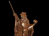 Wizard statue 3D print model-6