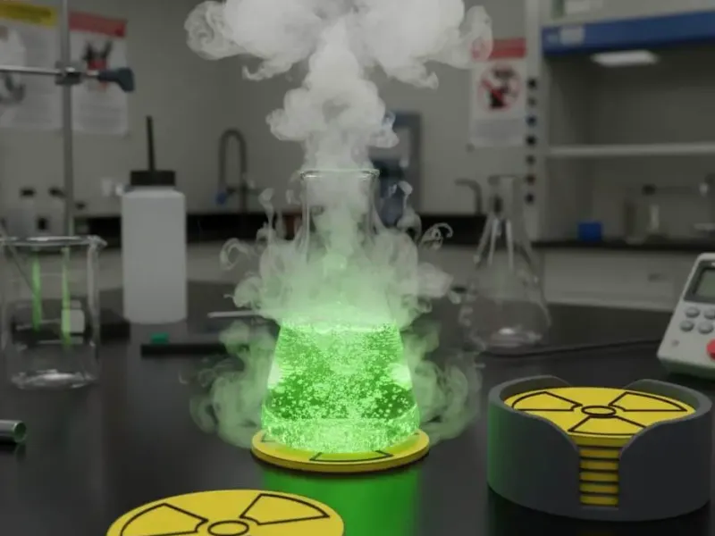 RADIOACTIVE COASTERS AND HOLDER