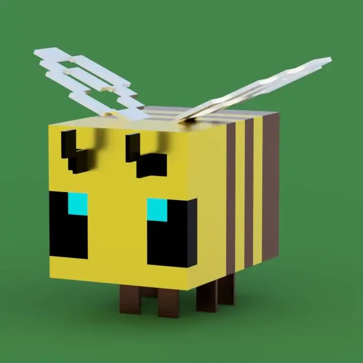Ape di Minecraft – Modello 3D stampabile a incastro
