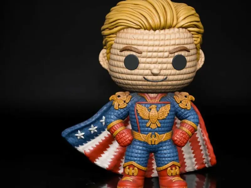 Homelander Amigurumi STL The Boys Crochet Style Figure