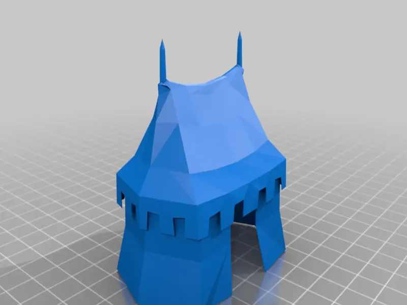 cort bretonnian - low poly