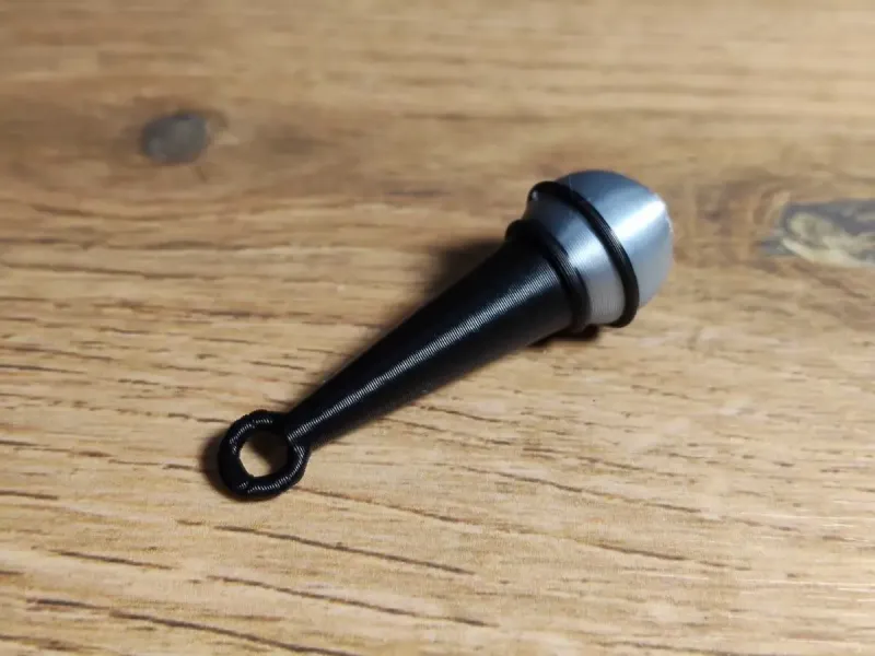 Microphone keychain