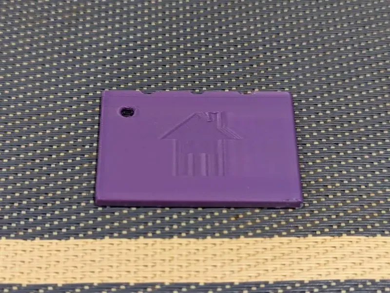 Keycard holder or keychain