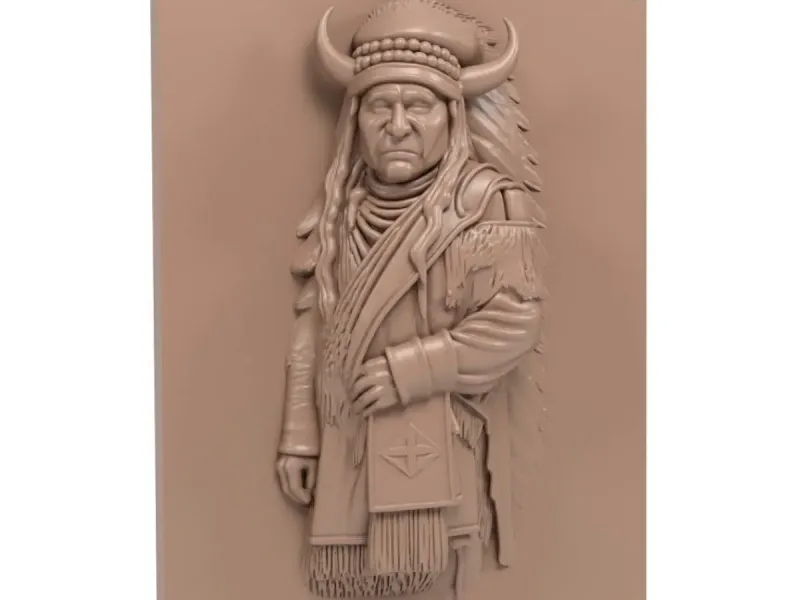 Relieve de nativo americano 2