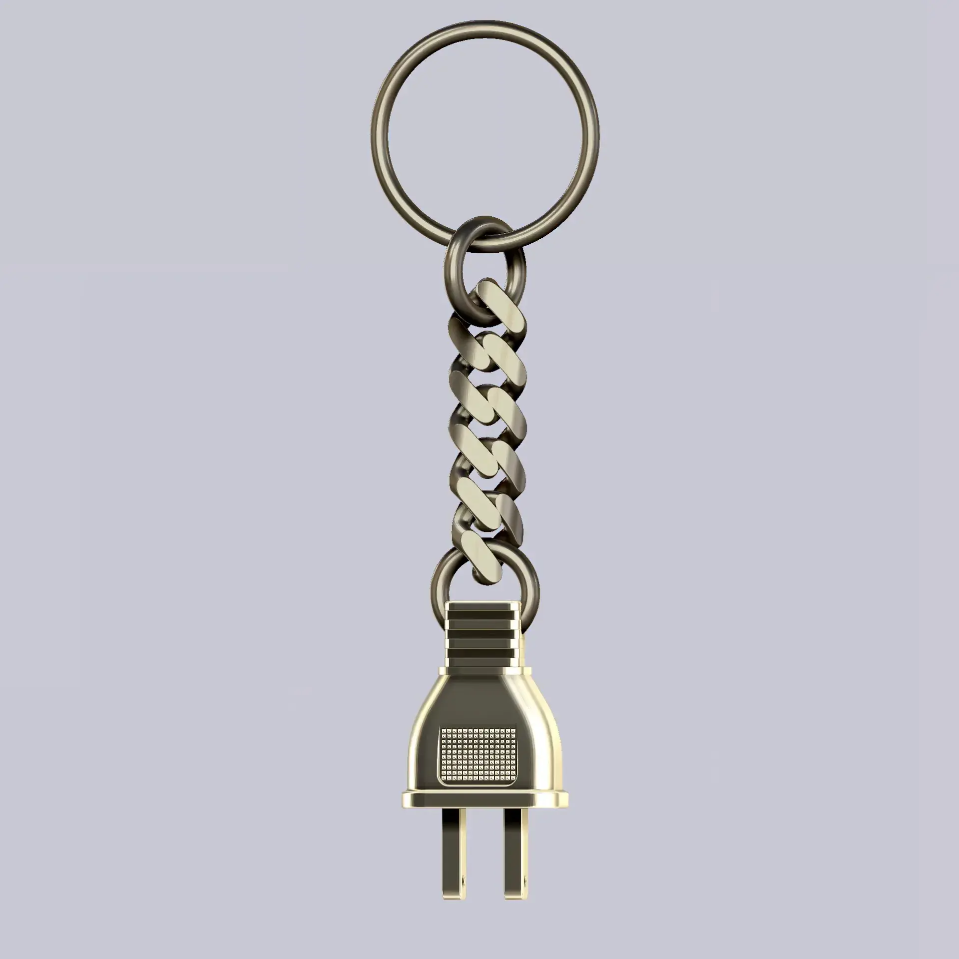 Plug Keychain Personal Accessories STL Download - Electric Plug Keychain RoZby RuslanOz