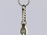 Electric Plug Keychain RoZ-8
