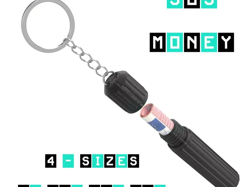 keychain with emergency money
