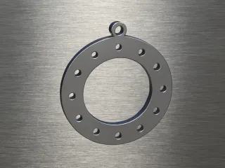 FLANGE CONNECTION KEYCHAIN