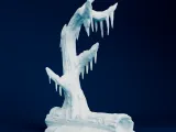 Frozen Tree Headphone Stand | Winter Desk Decor-4