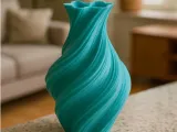 Twisted Decorative Flower Vase-0