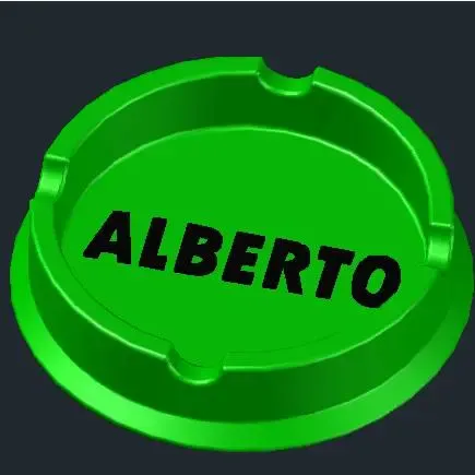 cenizero simple alberto
