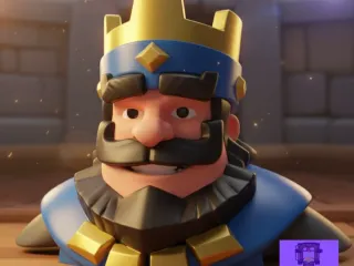 Clash Royale King Bust