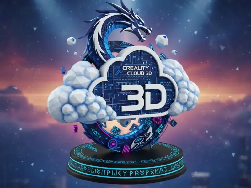 Monolito de Creality Cloud "The Forge of Worlds"