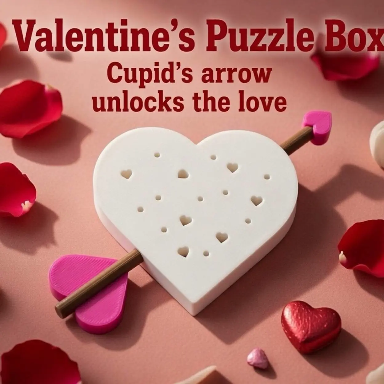 Easy Valentines Day Puzzle Box