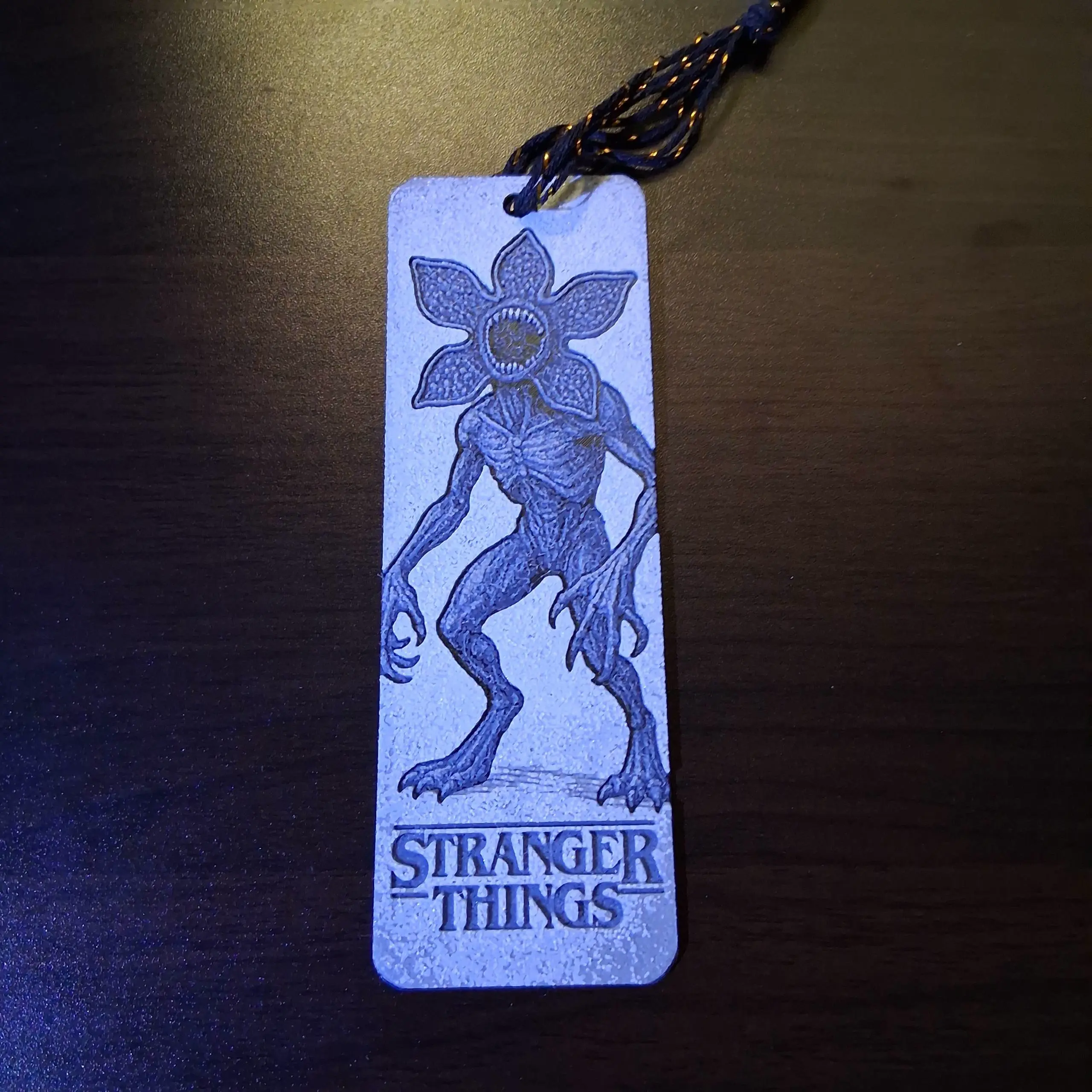 3D Printer Files | 3MF File | Stranger Things Demogorgon Hueforge Bookmark