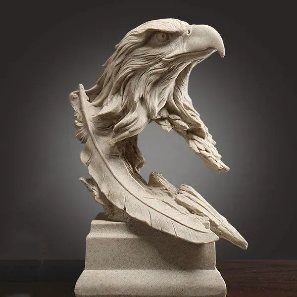 busto de aguila calva