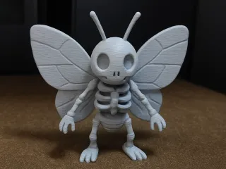Butterfree Skeleton (Pokemon Fossil)