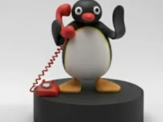 Pingu red fone