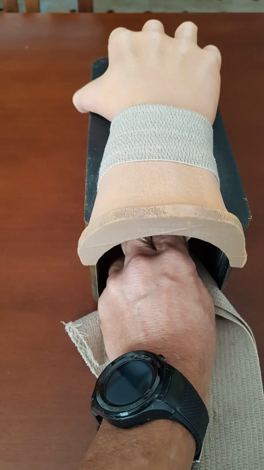 Hand in the box