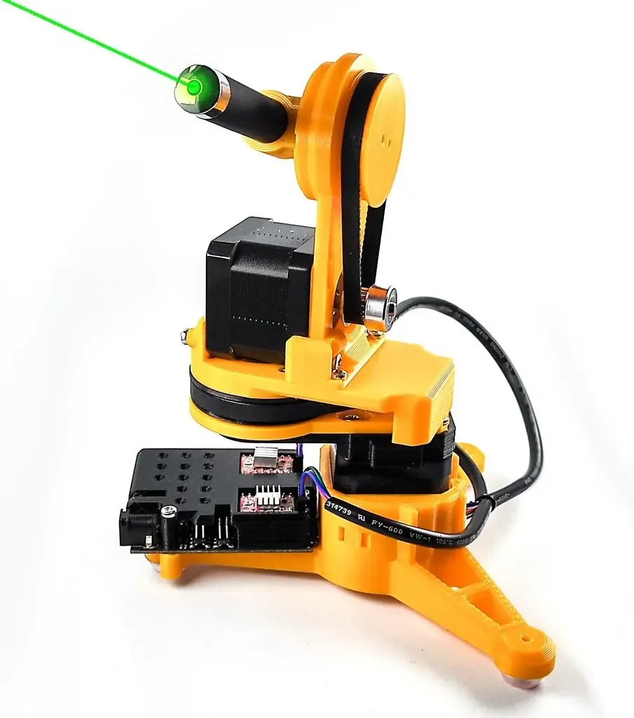 Laser pointer robot (Remotelly controlled + Arduino + Python