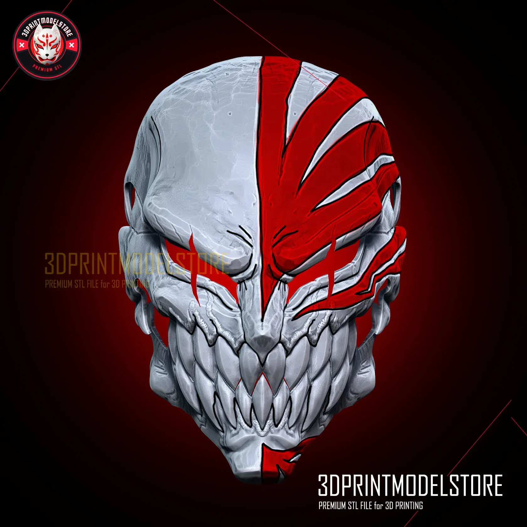 Bleach Ichigo Maschera vuota - Mascella mobile - Anime Cosplay