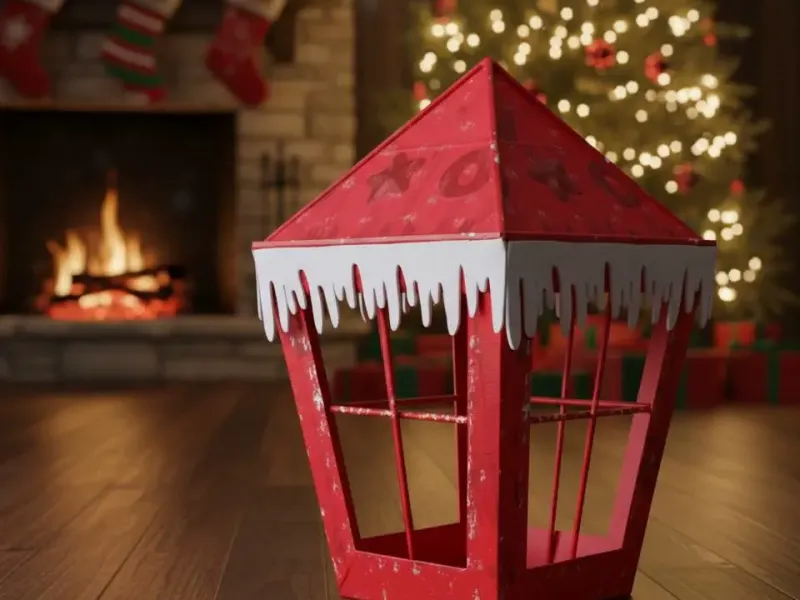 Christmas Streetlight Decoration Lamppost Box Multiple uses