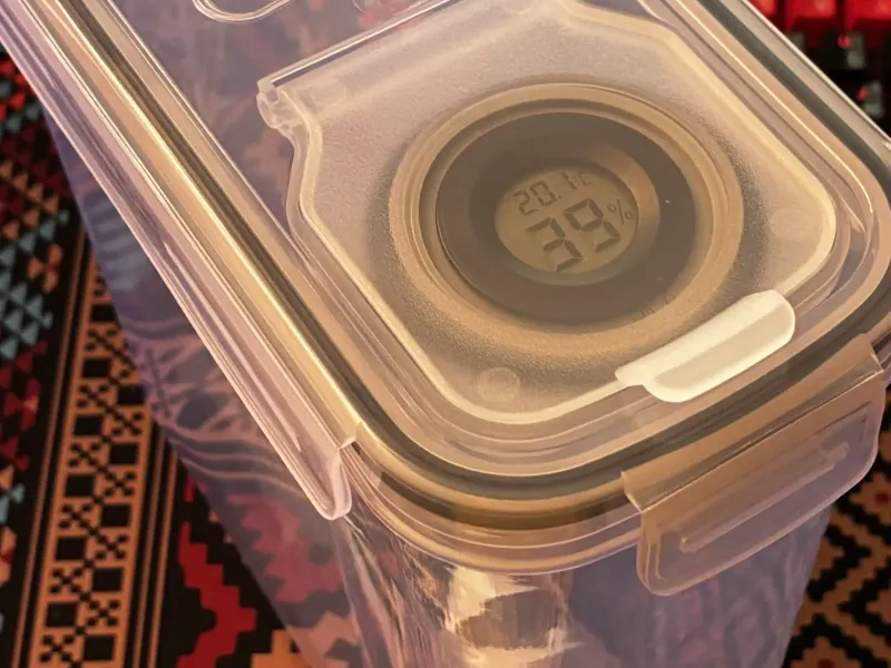 HYGROMETER FOR 4L AMAZON CEREAL CONTAINER